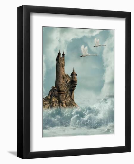 Castle-justdd-Framed Art Print