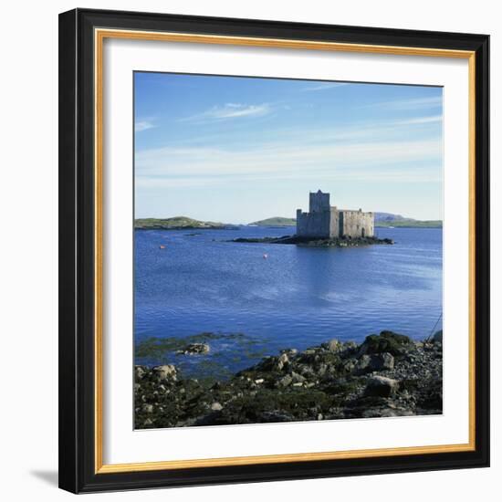 Castlebay, Barra, Outer Hebrides, Scotland, United Kingdom, Europe-David Lomax-Framed Photographic Print