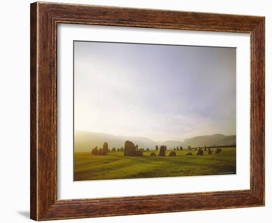 Castlerigg Stone Circle, Keswick, Cumbria, Lake District, England-Nigel Francis-Framed Photographic Print