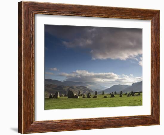 Castlerigg Stone Circle, Keswick, Lake District, Cumbria, England-Doug Pearson-Framed Photographic Print