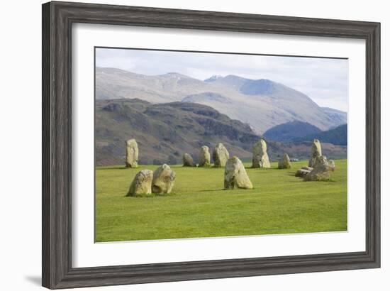 Castlerigg Stone Circle, Keswick, Lake District National Park, Cumbria, England-Ruth Tomlinson-Framed Photographic Print
