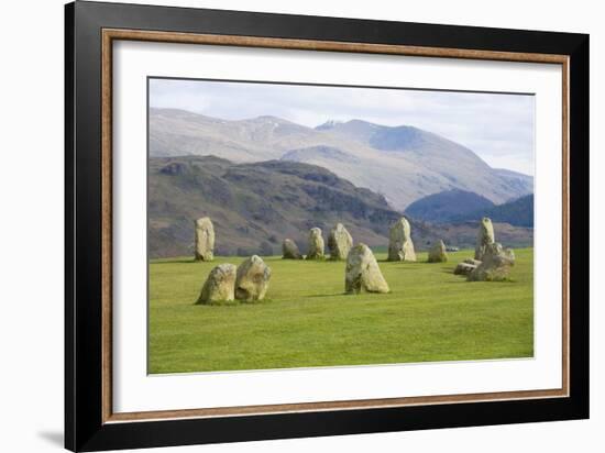 Castlerigg Stone Circle, Keswick, Lake District National Park, Cumbria, England-Ruth Tomlinson-Framed Photographic Print