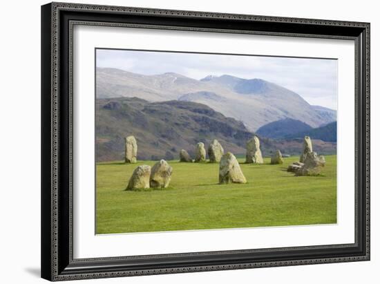 Castlerigg Stone Circle, Keswick, Lake District National Park, Cumbria, England-Ruth Tomlinson-Framed Photographic Print