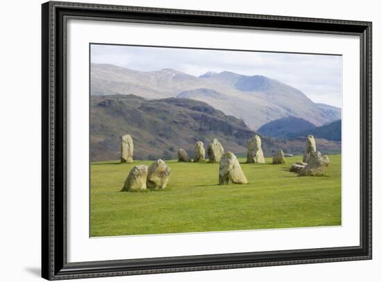 Castlerigg Stone Circle, Keswick, Lake District National Park, Cumbria, England-Ruth Tomlinson-Framed Photographic Print