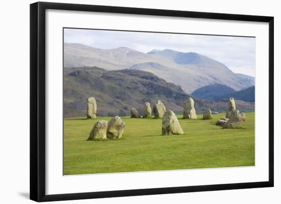 Castlerigg Stone Circle, Keswick, Lake District National Park, Cumbria, England-Ruth Tomlinson-Framed Photographic Print