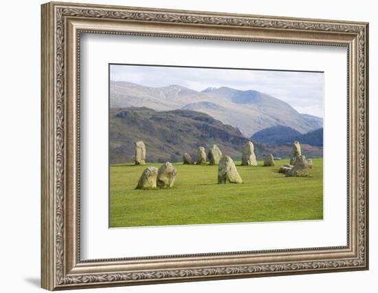 Castlerigg Stone Circle, Keswick, Lake District National Park, Cumbria, England-Ruth Tomlinson-Framed Photographic Print