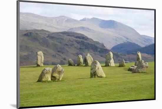 Castlerigg Stone Circle, Keswick, Lake District National Park, Cumbria, England-Ruth Tomlinson-Mounted Photographic Print