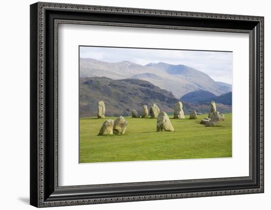 Castlerigg Stone Circle, Keswick, Lake District National Park, Cumbria, England-Ruth Tomlinson-Framed Photographic Print