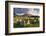 Castlerigg Stone Circle with Blencathra Mountain Behind, Lake District, Cumbria-Adam Burton-Framed Photographic Print