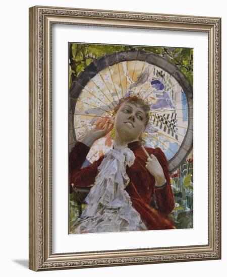 Castles in the Air, 1885 (W/C)-Anders Leonard Zorn-Framed Giclee Print