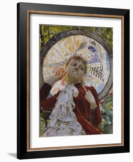 Castles in the Air, 1885 (W/C)-Anders Leonard Zorn-Framed Giclee Print