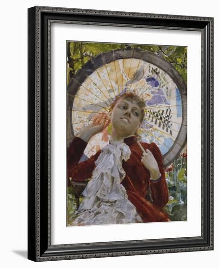 Castles in the Air, 1885 (W/C)-Anders Leonard Zorn-Framed Giclee Print
