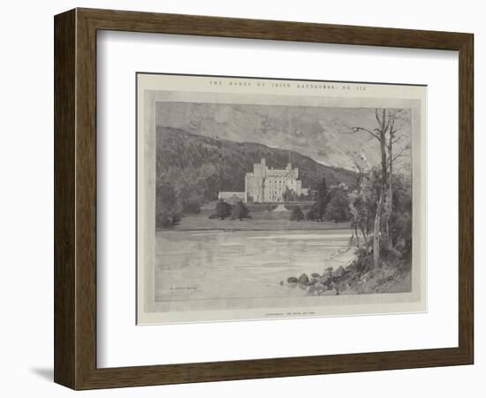 Castlewellan, the House and Lake-Charles Auguste Loye-Framed Giclee Print