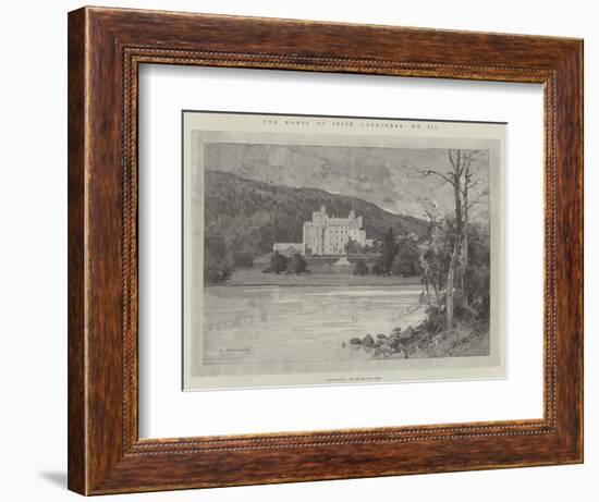 Castlewellan, the House and Lake-Charles Auguste Loye-Framed Giclee Print