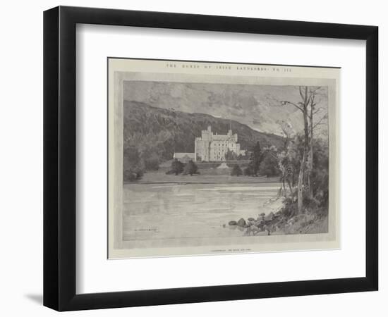 Castlewellan, the House and Lake-Charles Auguste Loye-Framed Giclee Print