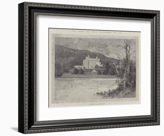 Castlewellan, the House and Lake-Charles Auguste Loye-Framed Giclee Print