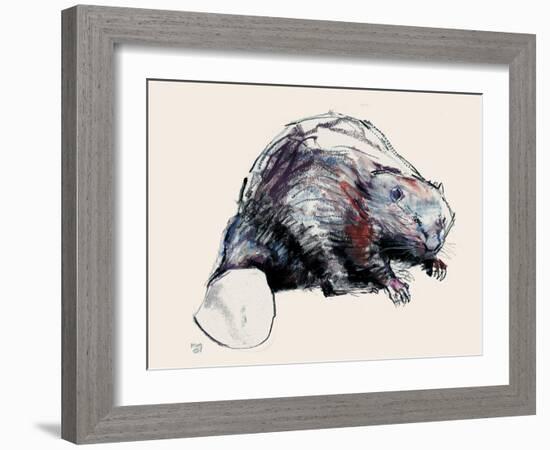 Castor Fiber, 2001-Mark Adlington-Framed Giclee Print