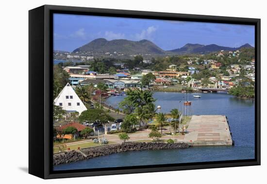Castries Harbor, St. Lucia, Windward Islands, West Indies, Caribbean, Central America-Richard Cummins-Framed Premier Image Canvas