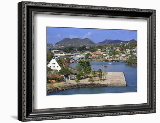 Castries Harbor, St. Lucia, Windward Islands, West Indies, Caribbean, Central America-Richard Cummins-Framed Photographic Print