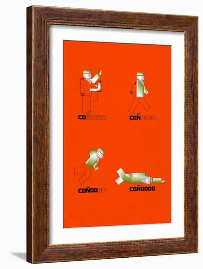 Castro the Great Fall by Annimo-null-Framed Premium Giclee Print