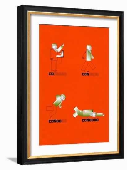Castro the Great Fall by Annimo-null-Framed Premium Giclee Print