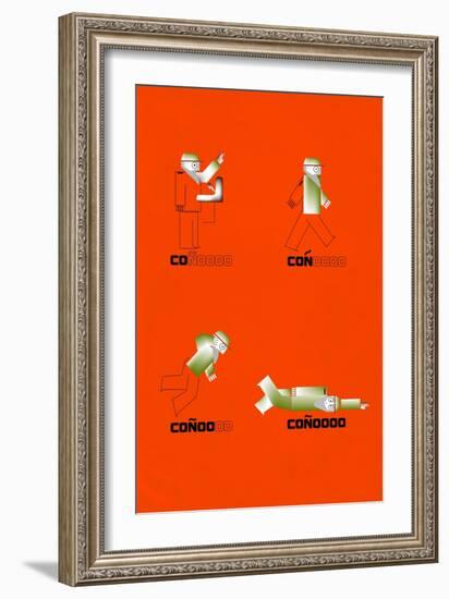 Castro the Great Fall by Annimo-null-Framed Art Print