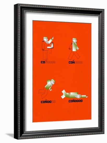 Castro the Great Fall by Annimo-null-Framed Art Print