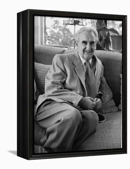Casual Portrait of Architect Richard Neutra-Ed Clark-Framed Premier Image Canvas
