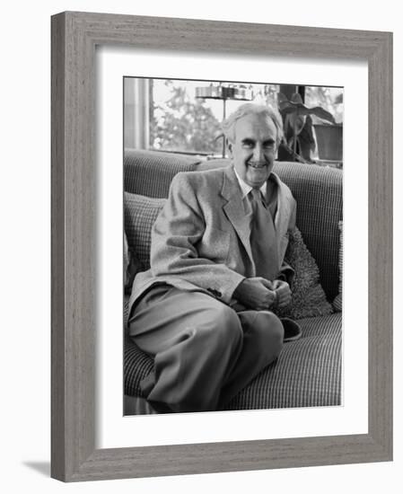 Casual Portrait of Architect Richard Neutra-Ed Clark-Framed Photographic Print