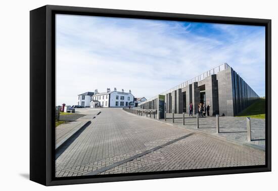 Casueway Museum, Giants Causeway, Co. Antrim, Ulster, Northern Ireland, United Kingdom-Michael Runkel-Framed Premier Image Canvas