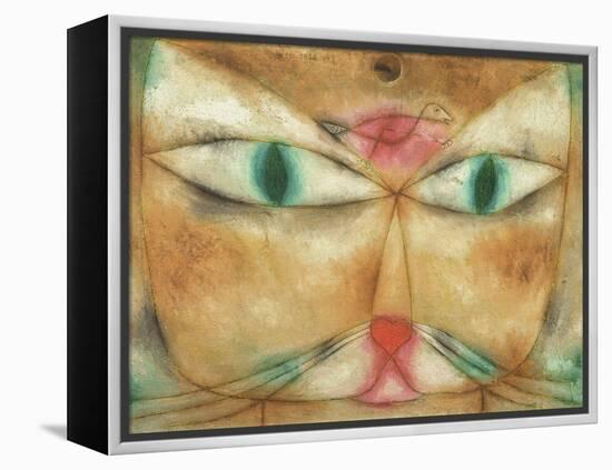 Cat and Bird-Paul Klee-Framed Premier Image Canvas