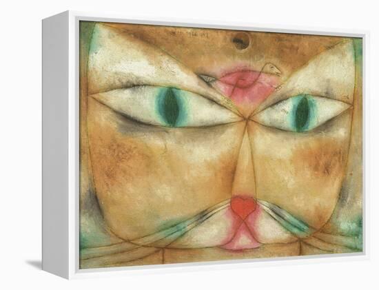 Cat and Bird-Paul Klee-Framed Premier Image Canvas