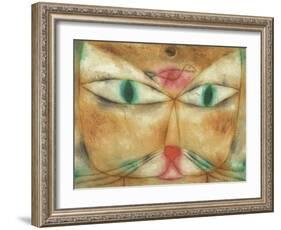 Cat and Bird-Paul Klee-Framed Giclee Print