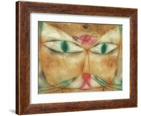 Cat and Bird-Paul Klee-Framed Giclee Print