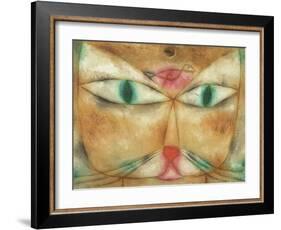 Cat and Bird-Paul Klee-Framed Giclee Print