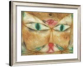 Cat and Bird-Paul Klee-Framed Giclee Print