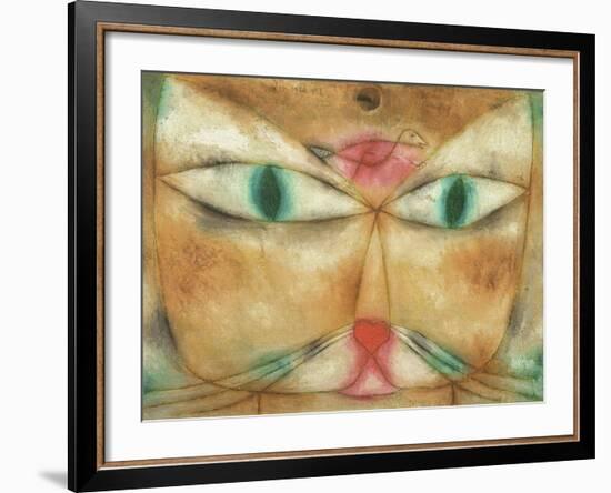 Cat and Bird-Paul Klee-Framed Giclee Print