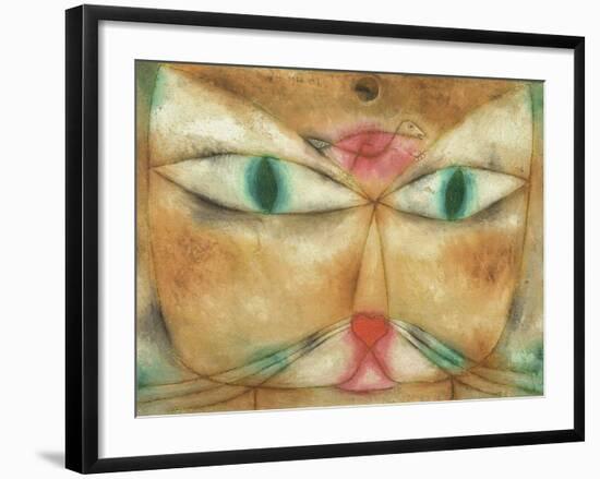 Cat and Bird-Paul Klee-Framed Giclee Print