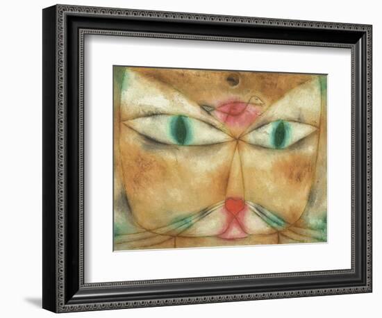 Cat and Bird-Paul Klee-Framed Giclee Print