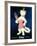 Cat and Cosmetic Mirror-Unknown Unknown-Framed Giclee Print