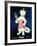 Cat and Cosmetic Mirror-Unknown Unknown-Framed Giclee Print