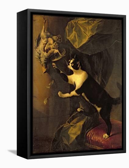 Cat and Dead Game-Alexandre-Francois Desportes-Framed Premier Image Canvas