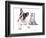 Cat and Dog, British Kitten and  French Bulldog Puppy-Lilun-Framed Photographic Print