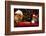 Cat And Dog Taking Over Santa'S Cookies And Milk-websubstance-Framed Photographic Print