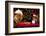 Cat And Dog Taking Over Santa'S Cookies And Milk-websubstance-Framed Photographic Print