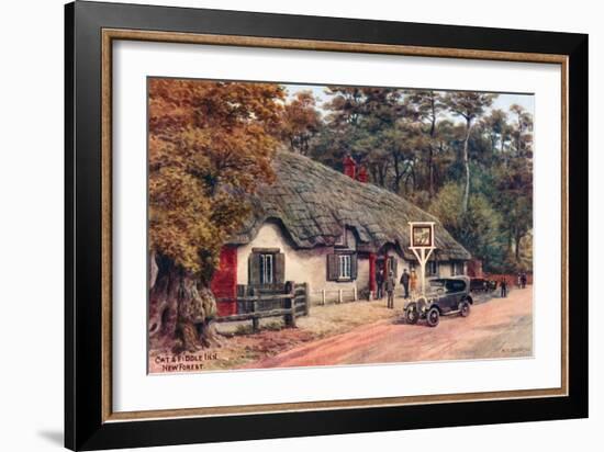 Cat and Fiddle Inn, New Forest-Alfred Robert Quinton-Framed Giclee Print