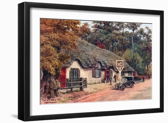 Cat and Fiddle Inn, New Forest-Alfred Robert Quinton-Framed Giclee Print