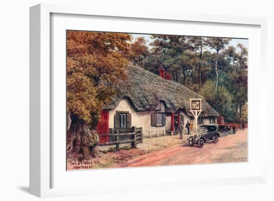 Cat and Fiddle Inn, New Forest-Alfred Robert Quinton-Framed Giclee Print