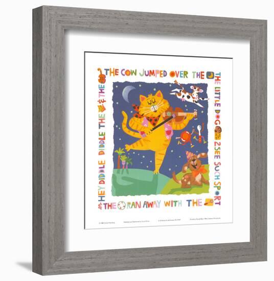 Cat and Fiddle-Cheryl Piperberg-Framed Art Print