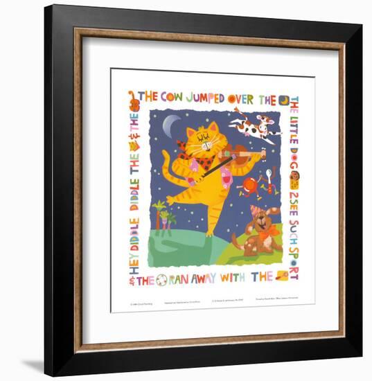 Cat and Fiddle-Cheryl Piperberg-Framed Art Print